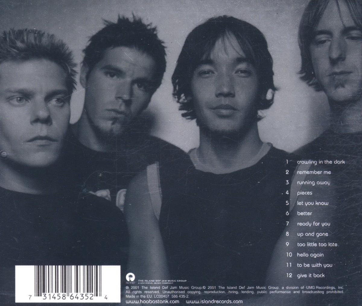 Hoobastank, Hoobastank CD (album) Muziek