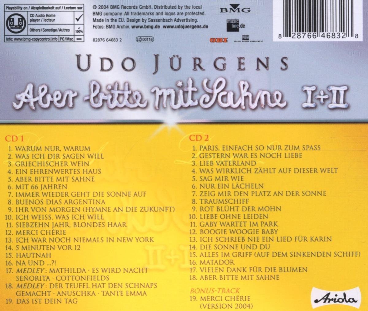 Udo Jürgens Aber Bitte Mit Sahne Download Aber Bitte Mit Sahne -Jub, Jurgens, Udo | Muziek | bol