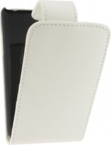 Xccess Leather Flip Case LG Optimus L4 II E440 White