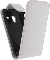 Xccess Leather Flip Case Samsung S7500 Galaxy Ace Plus White