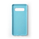 Wilma Smartphone Eco Case Bio Degradeable Stop Ocean Plastic Turtle Light Blue voor Samsung Galaxy S10