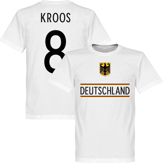 Duitsland Kroos Team T-Shirt 2020-2021 - Wit - 3XL