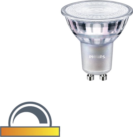 wrijving beginsel verdamping Philips GU10 PHILIPS LED lamp 4,5W 245 lm dimbaar in Kelvin | bol.com