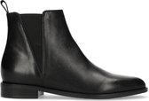 Manfield - Dames - Zwarte chelsea boots - Maat 39
