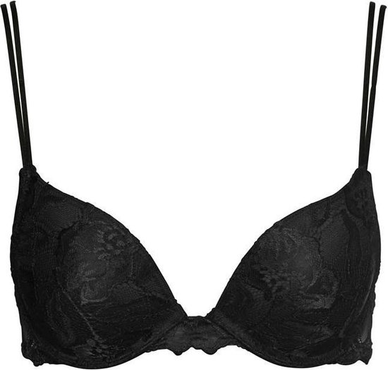 After Eden Anna Dames Push-up BH - Zwart - Maat E85