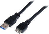 StarTech.com 1 m gecertificeerde SuperSpeed USB 3.0 A-naar-micro-B-kabel