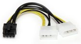 Power Cord Startech LP4PCIEX8ADP Yellow/Black White