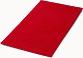 Badmat 50x80 cm uni imperial luxury hotelkwaliteit rood