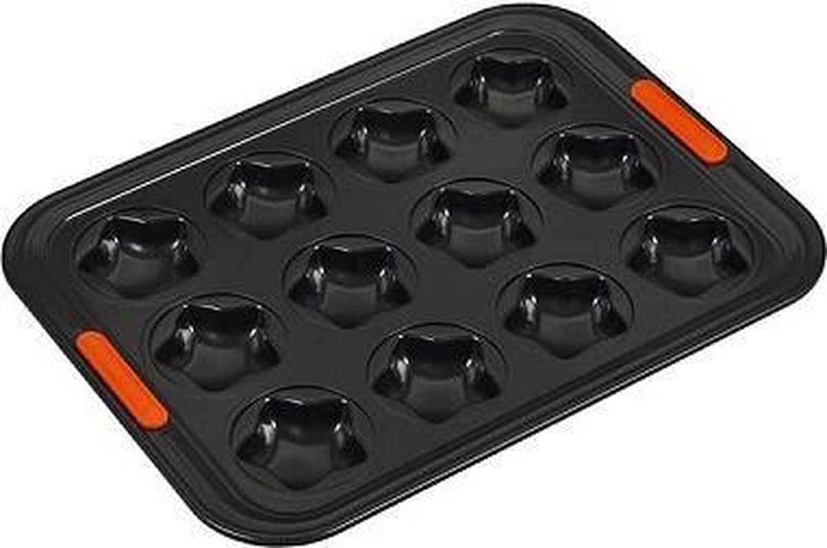 Le Creuset Pâtiliss bakvorm voor 12 muffins staal zwart