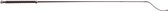 Red Horse Zweep Glamour Fiberglass 90 Cm Zwart