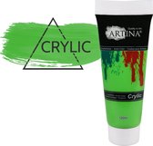 Artina Acrylverf licht groen - 120 ml plakkaatverf - acryl verf tubes