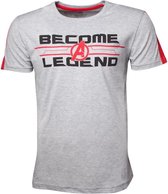 Marvel Avengers: Infinity War Heren Tshirt -2XL- Become A Legend Grijs