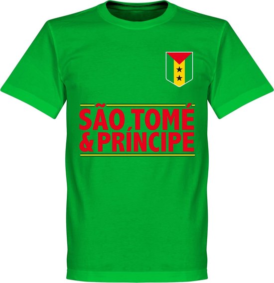 Foto: Sao tom en principe team t shirt groen l