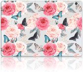 Coque en Siliconen Lenovo Tab M10 Butterfly Roses