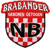 Applicatie Brabander geboren en getogen NB 12x12 cm