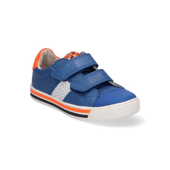 Braqeez Dani Day Jongens Sneakers - Maat 30 - Blauw - Sneakers - Leer -  Klittenband - | bol.com