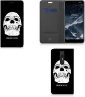 Nokia 5.1 (2018) Mobiel BookCase Skull Eyes
