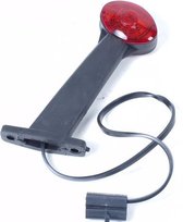 Breedtelamp LED rood/wit