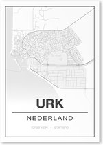 Poster/plattegrond URK - A4