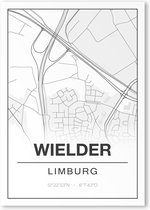 Poster/plattegrond WIELDER - 30x40cm