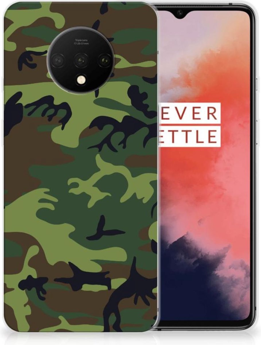 OnePlus 7T TPU bumper Army Dark