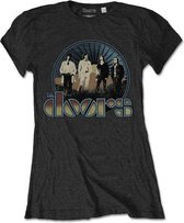 The Doors Dames Tshirt -S- Vintage Field Zwart
