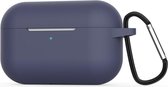Apple AirPods Pro Flexibel Zacht Siliconen Hoesje Donker Blauw
