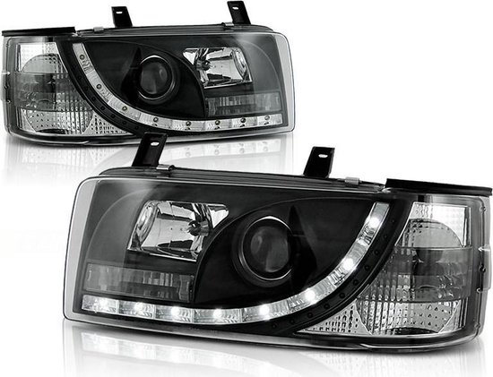 Koplampen met parkeerlicht VW T4 90-03 03 TRANSPORTER ZWART