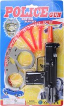 LG Imports Politie speelgoed set - pistool met accessoires - verkleed rollenspel - plastic - voor kinderen