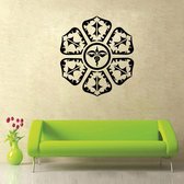 3D Sticker Decoratie 9502 Yoga Mandala Om Indian Buddha Symbol Mehndi Vinyl Wall Decal Home Decor Wall Sticker Home Decor Living Room