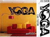 3D Sticker Decoratie GYMNAST GYMNASTISCH Dansen Ballet MEISJES Wall Art Sticker Decal Thuis DIY Verwijderbare Woondecoratie Yoga Muurschildering voor Dansers - aw9500 / Small