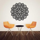 3D Sticker Decoratie Yoga Mandala Om Indian Buddha Symbol Mehndi Wall Decal Home Decor Wall Sticker - Gold