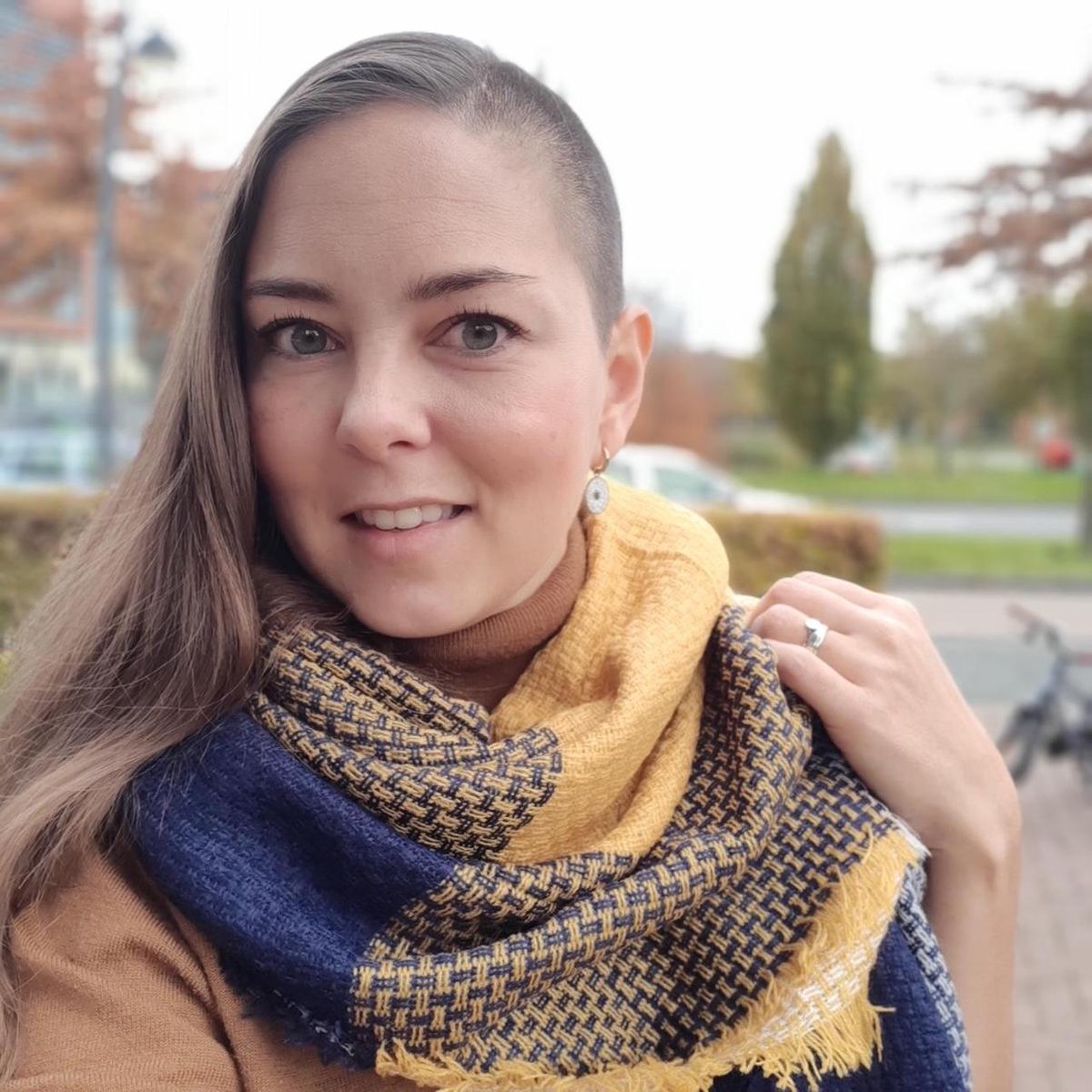 Wonen Veroorloven Continu Dames sjaal Multi Blocks|Vierkante sjaal|Blauw geel|Geblokt|Extra zacht |  bol.com