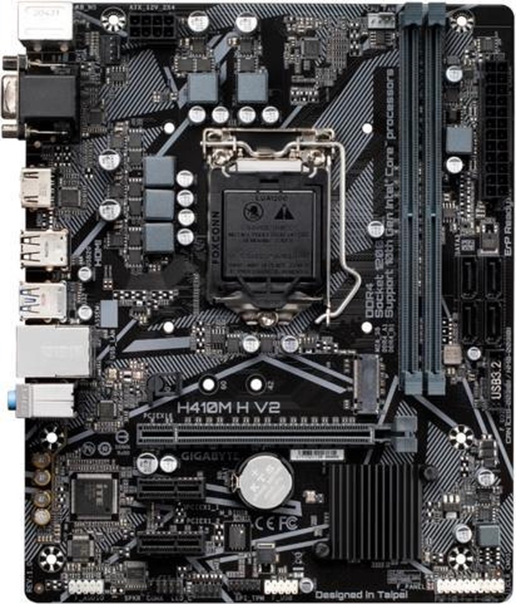 Gigabyte H410M H V2 moederbord Intel H410 LGA 1200 micro ATX | bol.com