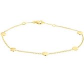 14krt Geelgouden Armband 19cm