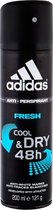 Deodorant Spray Cool & Dry Fresh Adidas (200 ml)
