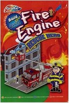 Make your own fire engine - Maak je eigen brandweer auto! - Brandweerwagen Bouwplaten boek