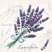 1 Pakje papieren lunch servetten - Lavendula - Lavendel