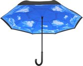 Perletti Paraplu New Basic Dames 108 Cm Automatisch Blauw