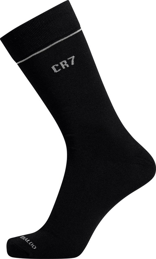 Cristiano Ronaldo 7 Socks Bamboo Stretch Box Of 7 Pairs Black Cr7