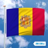 Vlag Andorra 200x300cm