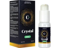 Crystal - Delay Gel - 50 ml - Transparant - Drogist - Voor Hem - Drogisterij - Klaarkomen uitstellen