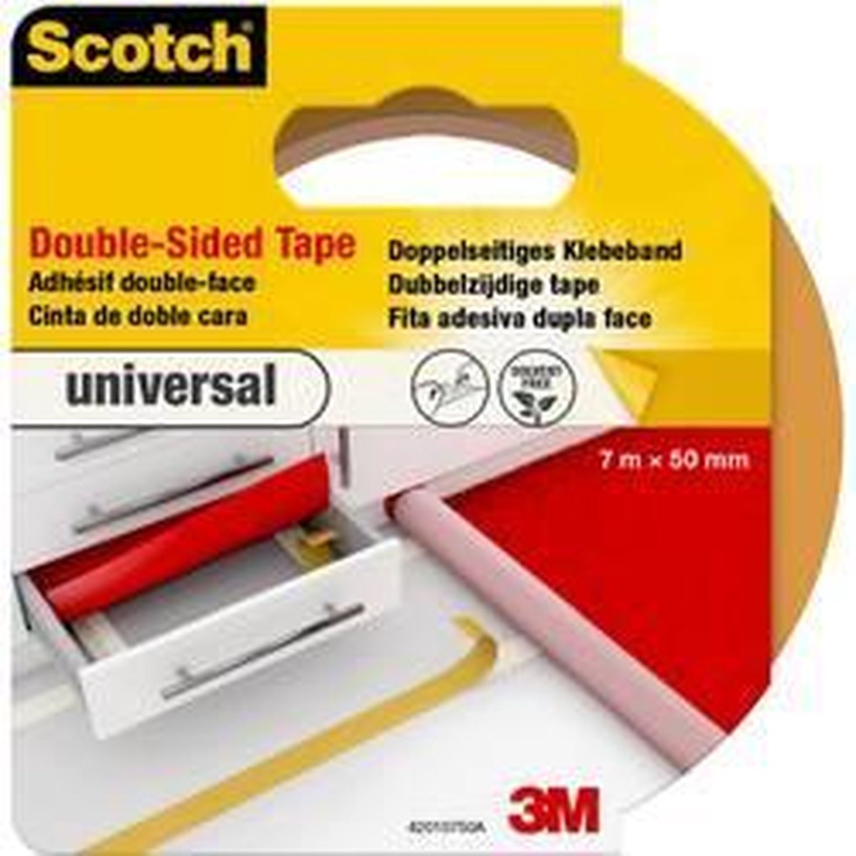 3M 42012050 plakband scotch lichtbruin (l x b) 20 m x 50 mm 1 stuk(s) afbeelding