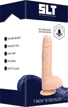 Self Lubrication 7 Inch Dong - Flesh - Realistic Dildos