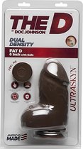 Fat D - 6 Inch with Balls - ULTRASKYN - Chocolate - Realistic Dildos