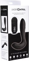 Silicone Prostate Vibrator with Remote Control - Black - Silicone Vibrators - Anal Vibrators