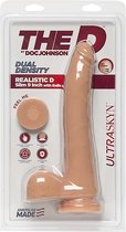 Realistic D - Slim 9 Inch with Balls - Ultraskyn - Flesh - Realistic Dildos