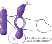 His And Hers Ultimate Rabbit - Purple - Cock Rings
