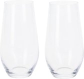 4x Grands verres à eau / verres à boire - 580 ml - Verres à boire de luxe - Verre en cristal - Verres pour boissons gazeuses / eau