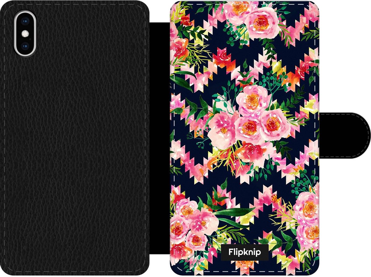 Wallet case - geschikt voor iPhone Xs Max - Floral N°2